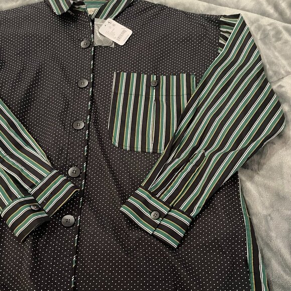 NWT Free People Intimately Milk + Cookies PJ Top Shirt Pajamas Boho Size XS $78 - Picture 8 of 13